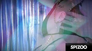 that slutty teen strips and rides my cock like a pro