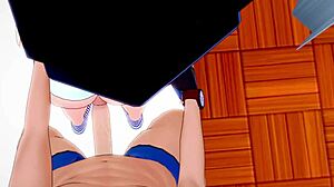 tv woman waits in infirmary with towel