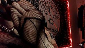 fetish asmr with bbw rubbing sounds for foot & stockings voyeur