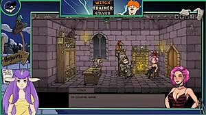 Witch trainer silver part 3 features sexy big tits and monster action!