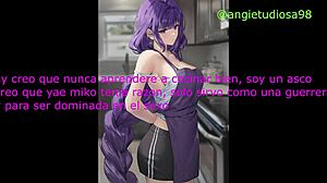 Jerk Off Instructions In Spanish Hentai Anime With Cei Shogun Raiden Pajas Video With Sound?