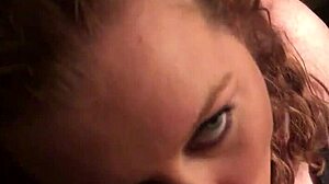 I feel so excited getting cum on my face from a stranger in this pov scene