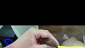 Cute Young Twink In Yellow Underwear Fetish Scene.