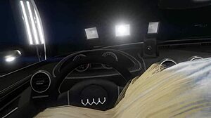 GTA 5 hooker encounter unfolds in first-person car action