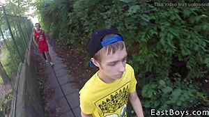 Young Czech Skater Twinks Perform Blowjob and Handjob on Webcam