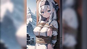 Japanese Ainu teen has anime sex