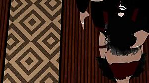 fake police officer gets his cock sucked by femboy in office