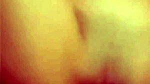 close-up of my girlfriend banging after our fight