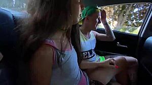 Five guys cum on one stupid bitch in hardcore anal scene