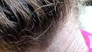 fl sw love camera outdoor blowjob and cum spitting in public car