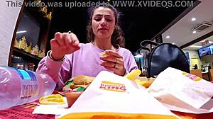 My step-brother invites me to PLAY with him while he CONTROLS my lovense in PUBLIC