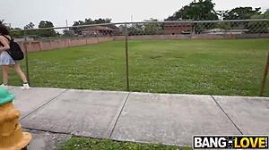 Shroms Blooms rides Tony Rubino on the bus