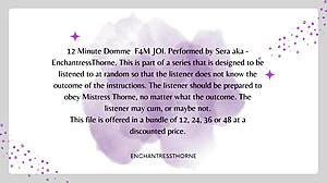 Femdom Joi Session