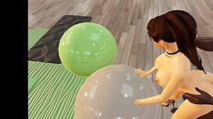 Hey, banging that young chick at the gym in 3DXChat!