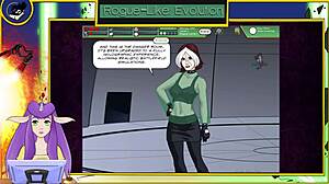 X-Men Hot Sexy Rogue In Shower Bathing Scene