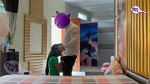 brenda, the skinny teen, debuts with anal in her panties during casting 😏