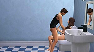 Mother-In-Law Sucks Dick In 3D Hentai 😏