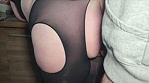 Bbw slut gets huge ass anal with monster cock