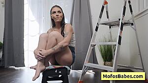 Petite 18+ teen Thalia Rhea enjoys trash talk fuck.