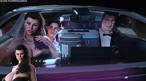 Lonely wife begs, are you ready to fuck my huge boobs in this 3d game?