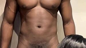 a quickie in the bathroom while my friends are in the living room