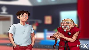 summertimesaga features mature woman in yoga episode 1 24