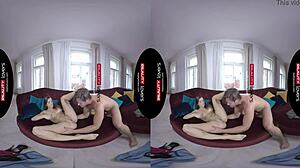 RealityLovers brings my Latin VR babe riding me wild. Can't get enough of her moves!