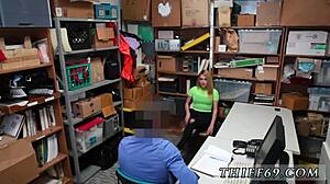 Blonde Teen Officer Gets Creampie And Cum Shots In Office!
