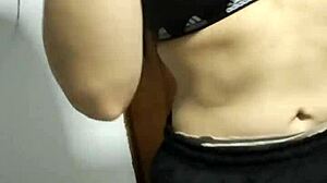 Mi Amiga Estefani Del Gym La Convenci Con Mucho Esfuerzo De Acompañarme a Mi Casa Y Resulto Ser Una Puta Guarra Caliente