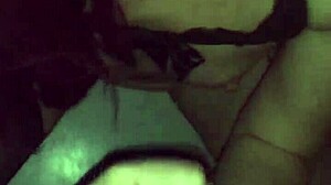 tattoed chick sucks stranger in video booth