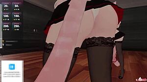 Vtuber KanakoVT in Catgirl Outfit Teased by Chat, Squirt in Uncensored Hentai Game