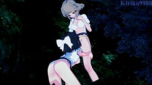 i love watching hibiki tachibana and miku kohinata with laura bodewig in intense lesbian play