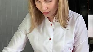 Russian Master Sugarnadya Trims Penis and Balls Before Spontaneous Ejaculation in Hospital