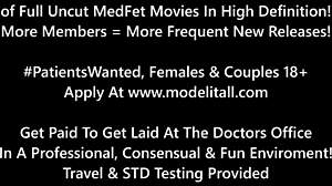 Freshman Donna Leigh gets orgasms from female nurses with hitachi wand in Florida hospital