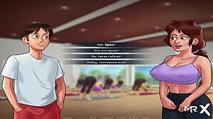 summertimesaga features mature woman in yoga episode 1 24