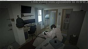 i'm exploring scenes from the hentai game tenants of the dead