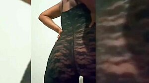 new sexy model from colombia shows off her natural tits in costumes for the first time