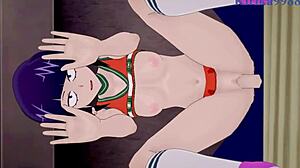 Tsuyu Asui and Kyoka Jiro get intense with Izuku Midoriya in this My Hero Academia hentai.