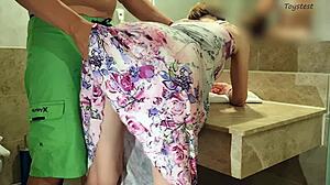 horny wife takes first fisting and begs for more