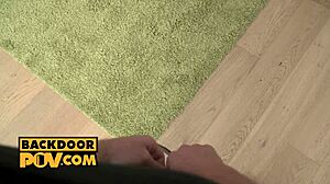 Sexy blonde teen Kira Thorn enjoys intense anal fuck session in POV