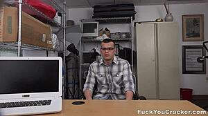 Stuffed cracker gets a side of black balls in interracial casting