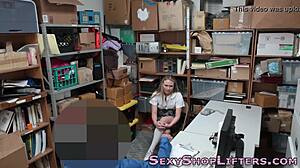 teen shoplifter gets fucked 😏