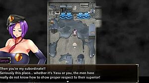 Karryn's Prison Hentai Game Ep 12 Threesome With Slime And Thug