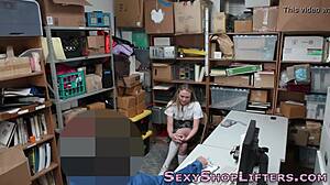 teen shoplifter gets fucked 😏