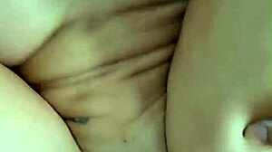 horny blonde fucking her boyfriends huge cock, moaning loud