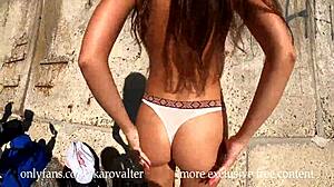 Cute Babe Fucked Hard By Three Guys Outdoors Deepthroat