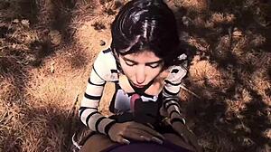 Karol smith meets fan in mexican forest for adventure