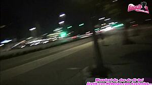 walk with facial in public