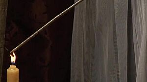 Young Lesbian Slave Tied Up, Punished By Mistress In Femdom Training