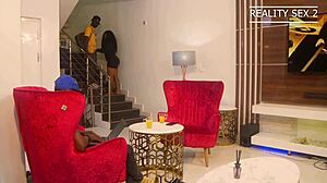 African Wife Squirts For Big Black Cock Step Son